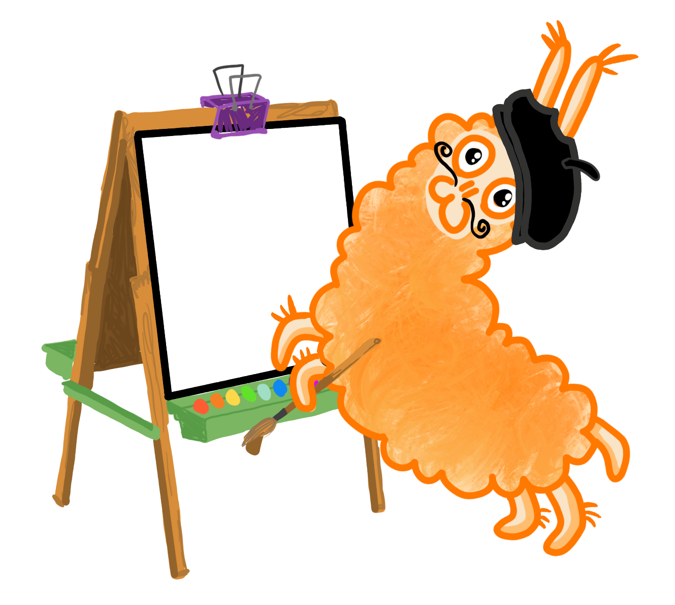 Rollama llama painter