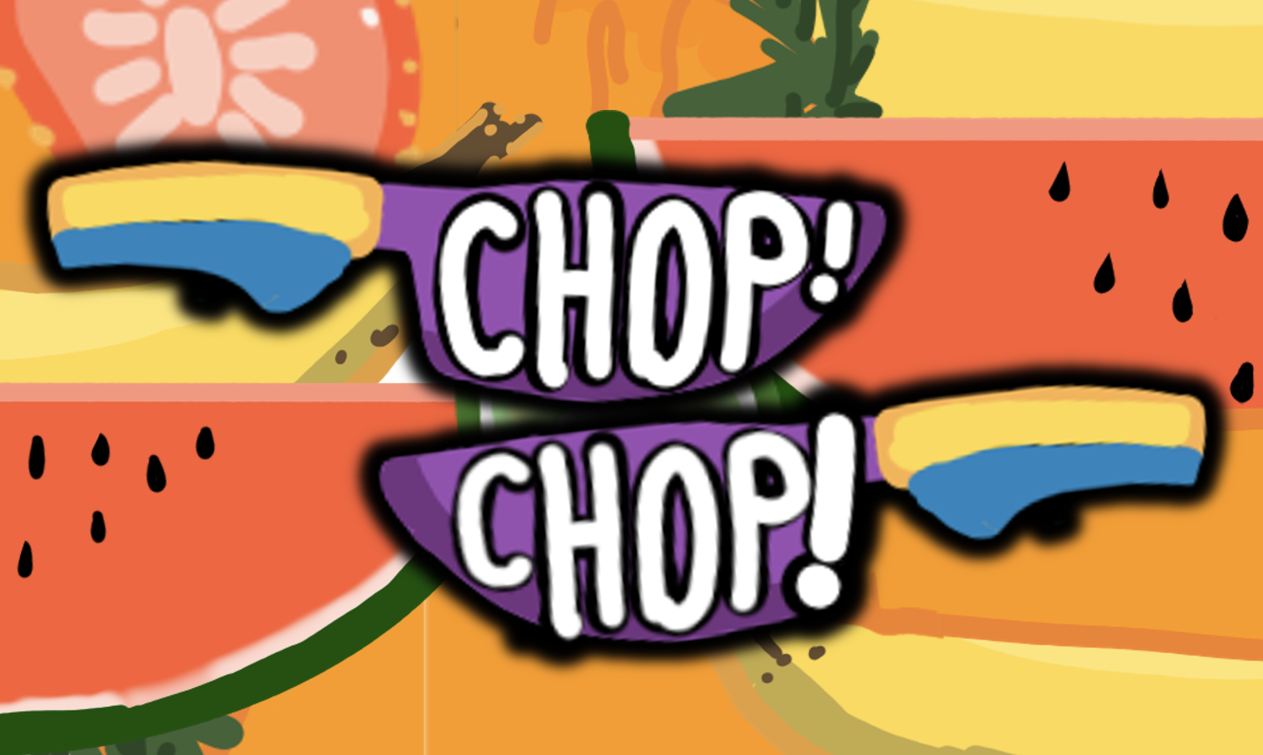 a banner title for the Rollama Chop Chop game mode